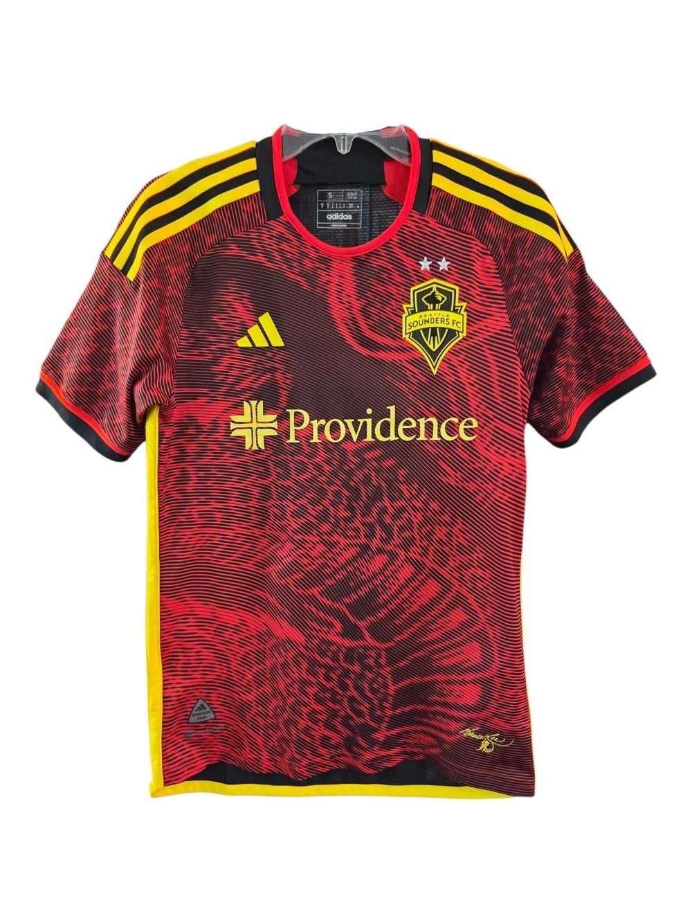 Adidas Seattle Sounders FC 2023/24 Bruce Lee 50th Anniversary Soccer Jersey-Sz S